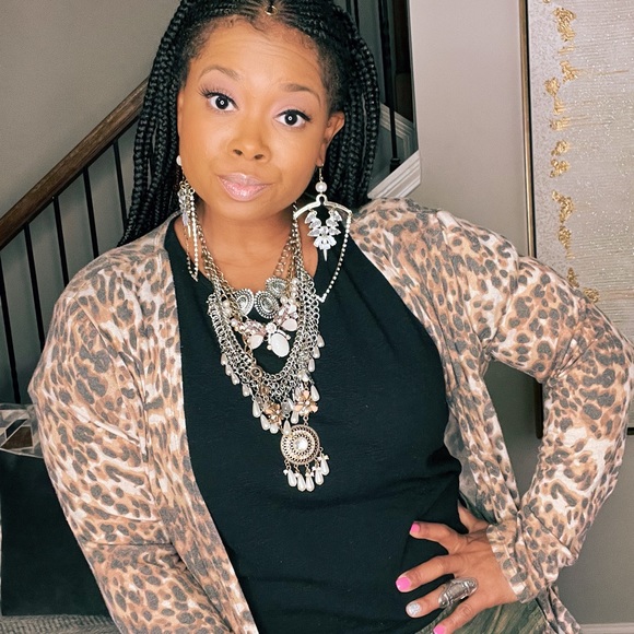 Plated Silver Gorgeous Boho Charm Necklace - Picture 3 of 6